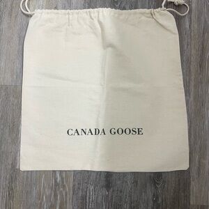 Canada Goose boot canvas Drawstring Bag